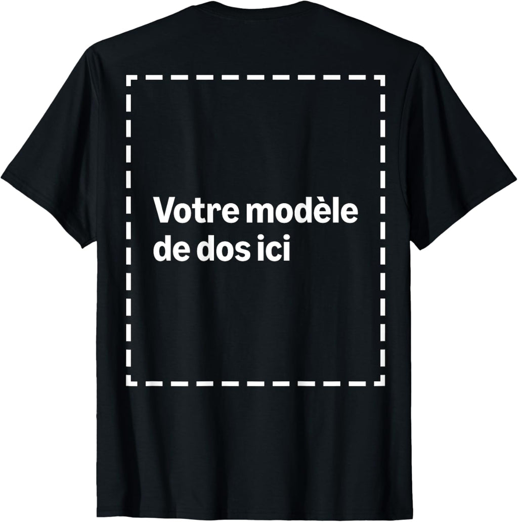 T-Shirt Customise avec Votre Image Double - Sided T-Shirt - L'atelier du cœurKidsRed10 YearsMC_Custom_1B0752XQRST