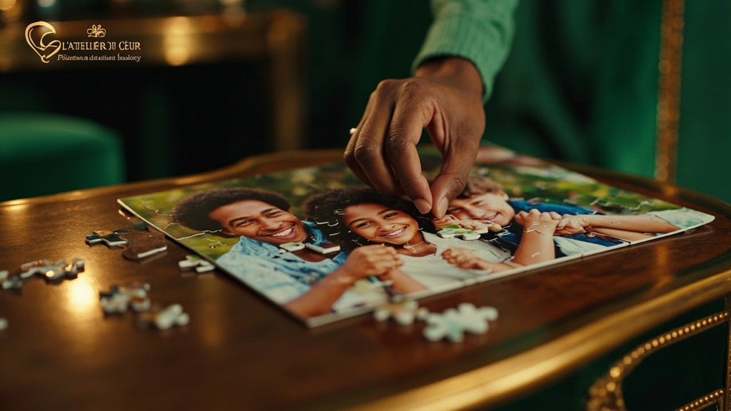 PUZZLE photos PERSONNALISÉ - L'atelier du cœur 281*201mm 25 PIÈCES