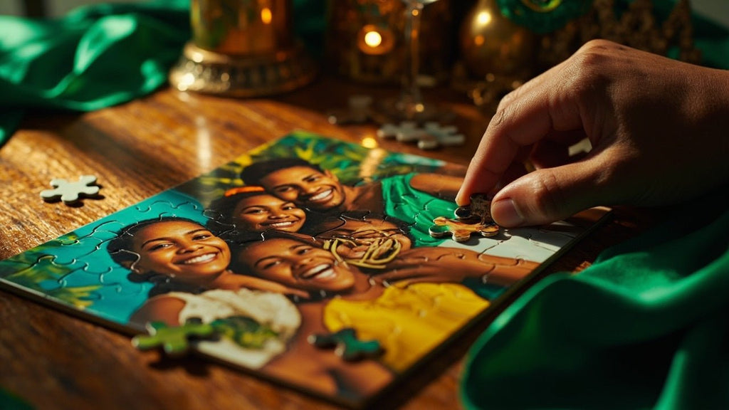 PUZZLE photos PERSONNALISÉ - L'atelier du cœur 281*201mm 25 PIÈCES