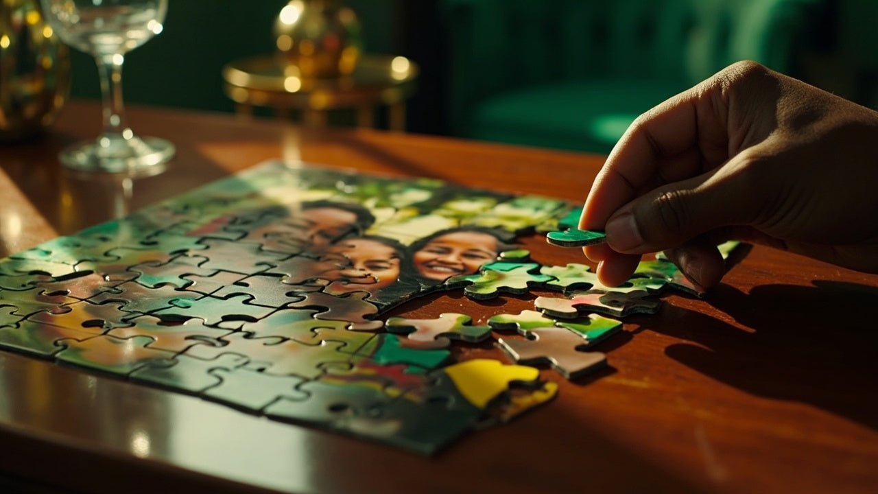 PUZZLE photos PERSONNALISÉ - L'atelier du cœur 281*201mm 25 PIÈCES