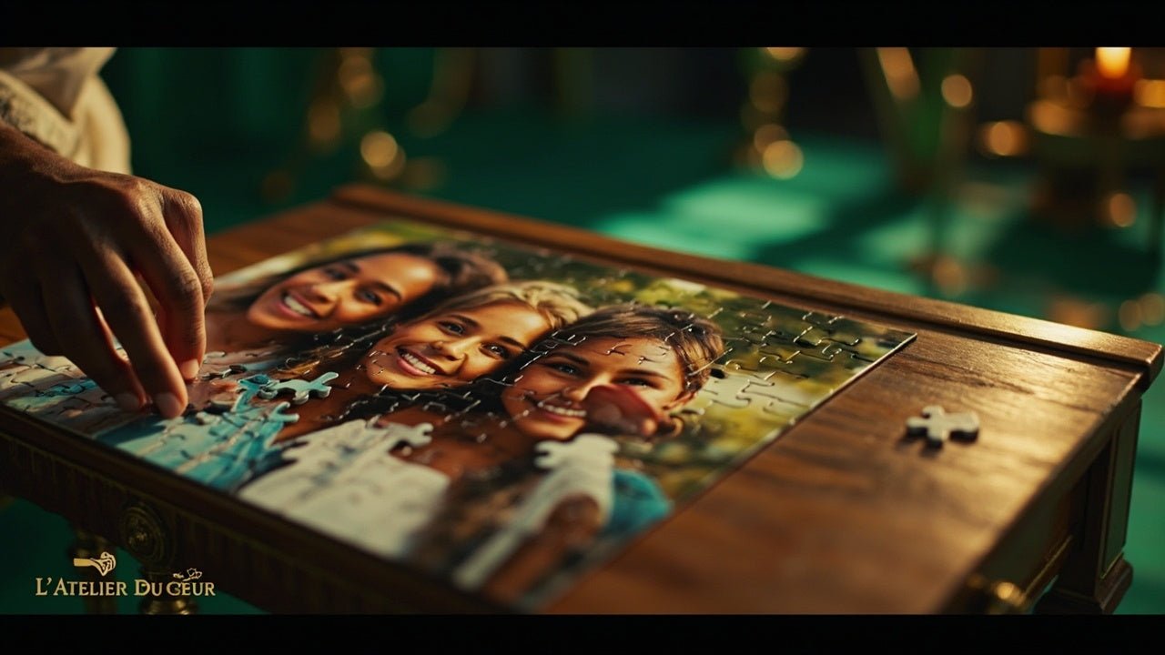 PUZZLE photos PERSONNALISÉ - L'atelier du cœur 281*201mm 25 PIÈCES